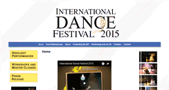 Desktop Screenshot of dance-festival.info