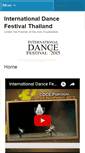 Mobile Screenshot of dance-festival.info